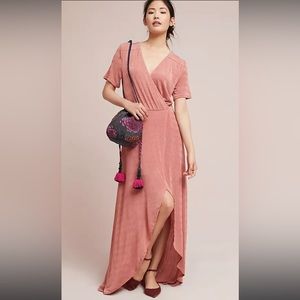 Anthropologie J.O.A. Natasha Wrap Dress